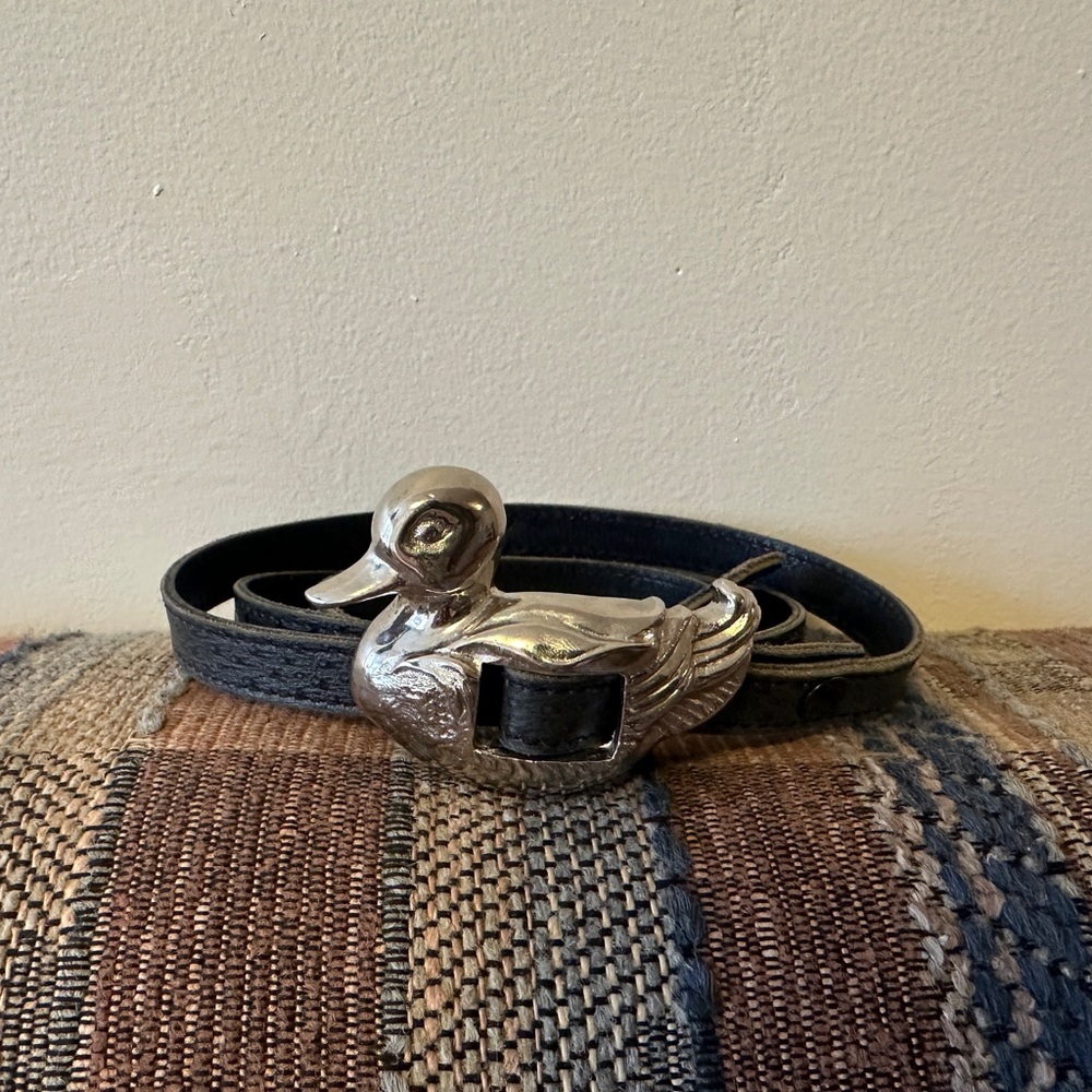 Vintage Floating Duck Cord Belt - style of Barry Kieselstein